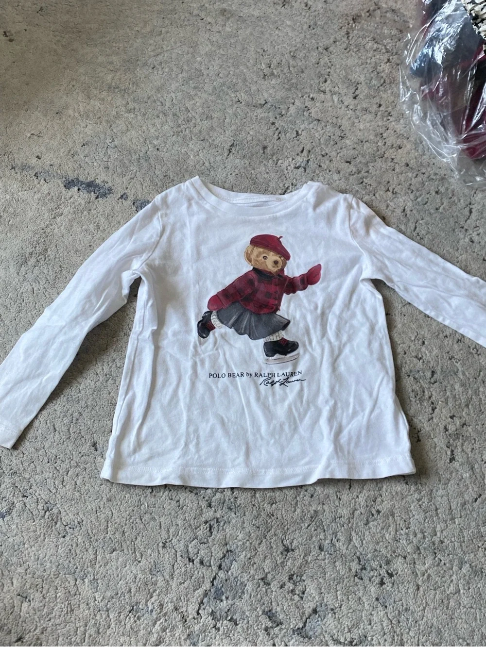 Ralph Lauren Kids Polo Bear Long-Sleeve Sz  2